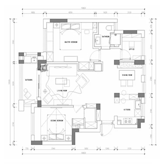 90m2北歐小三居，簡簡單單才叫美！